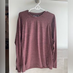 REI LS Shirt, Size M, Condition Like New, Color Red